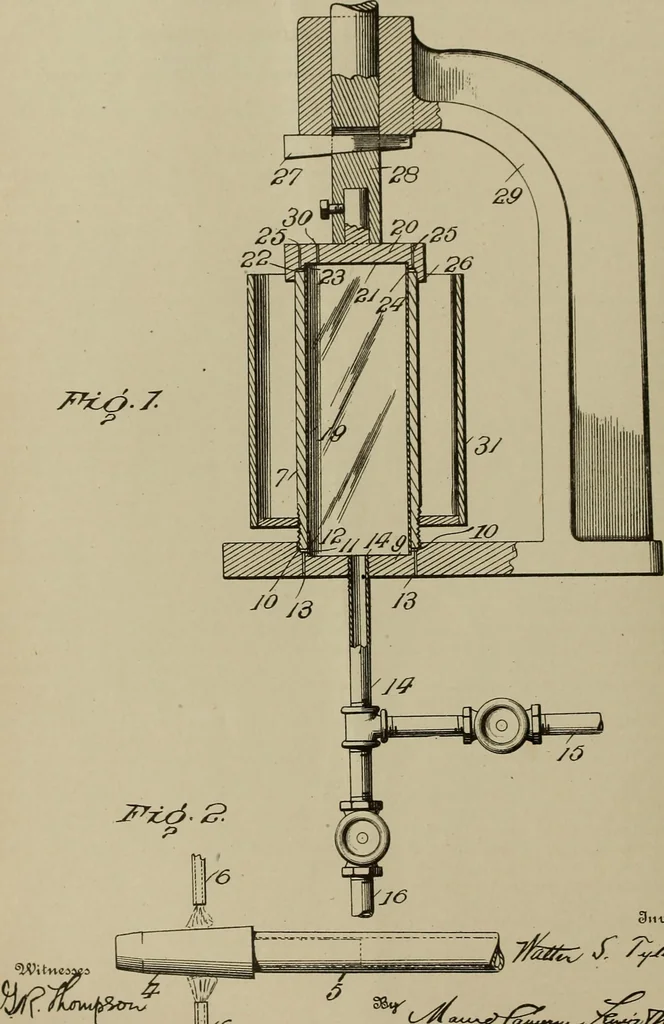 An illustration from [Graphophone patents], 1878, leaf 601
