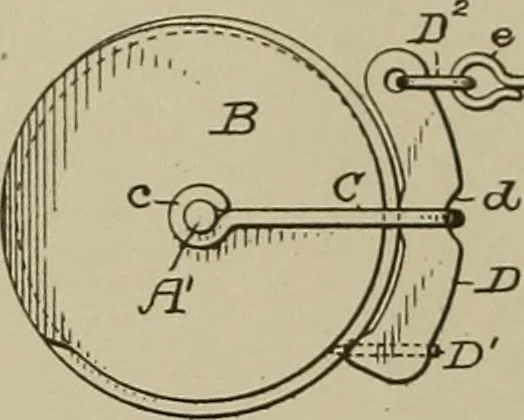 An illustration from [Graphophone patents], 1878, leaf 607