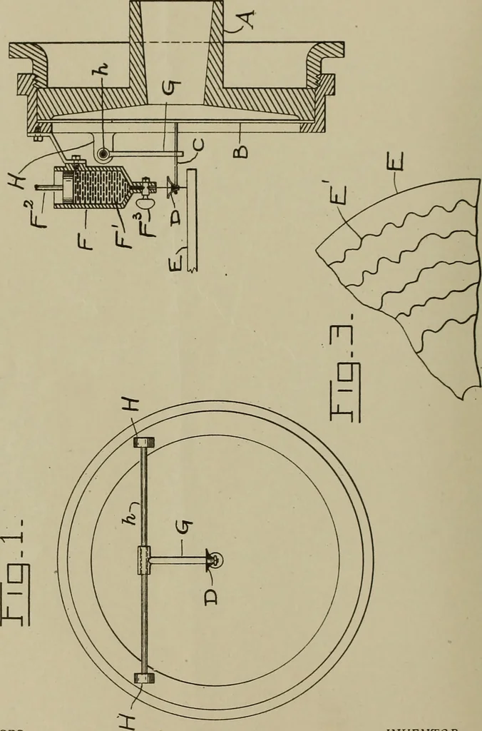 An illustration from [Graphophone patents], 1878, leaf 615