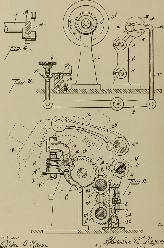 An illustration from [Graphophone patents], 1878, leaf 627
