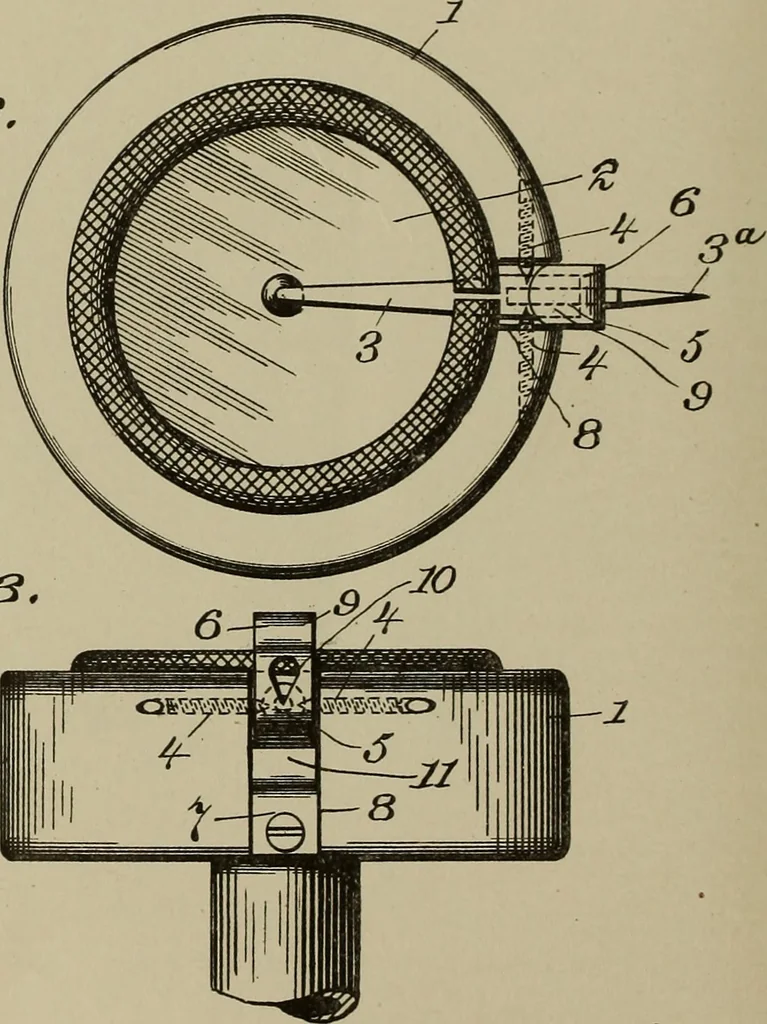 An illustration from [Graphophone patents], 1878, leaf 663