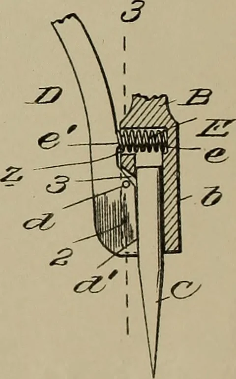 An illustration from [Graphophone patents], 1878, leaf 69