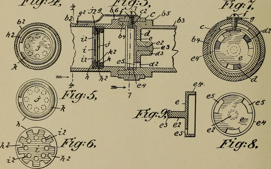 An illustration from [Graphophone patents], 1878, leaf 695