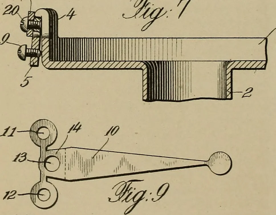 An illustration from [Graphophone patents], 1878, leaf 713