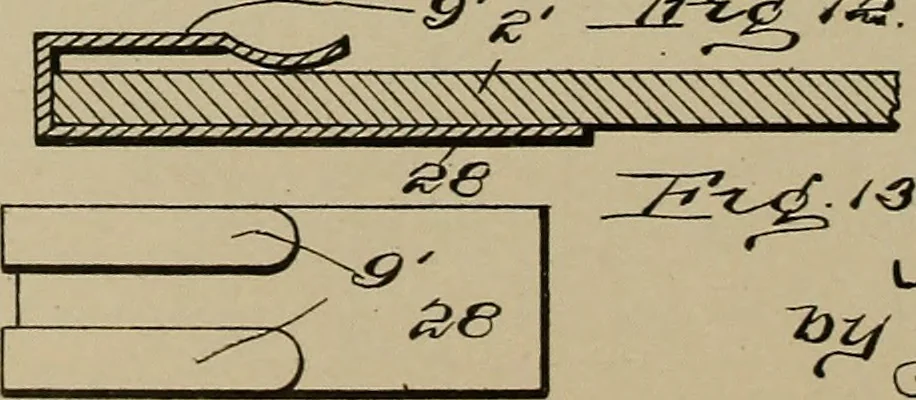 An illustration from [Graphophone patents], 1878, leaf 729