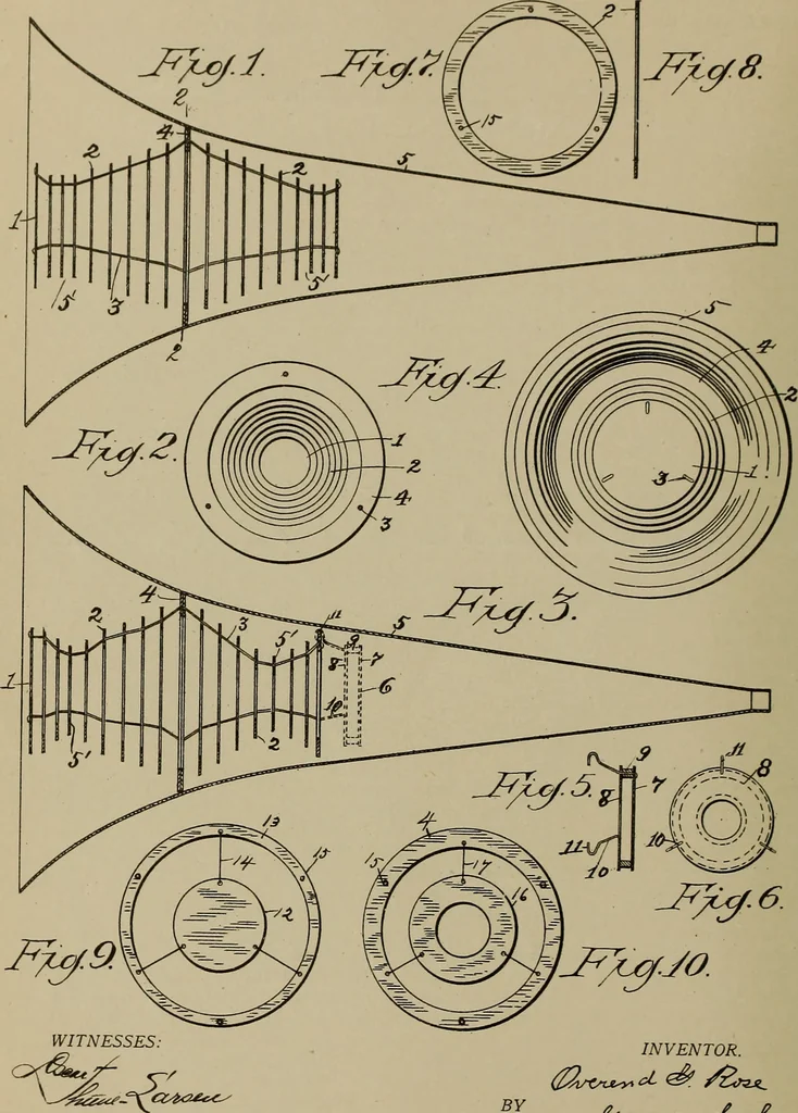 An illustration from [Graphophone patents], 1878, leaf 739