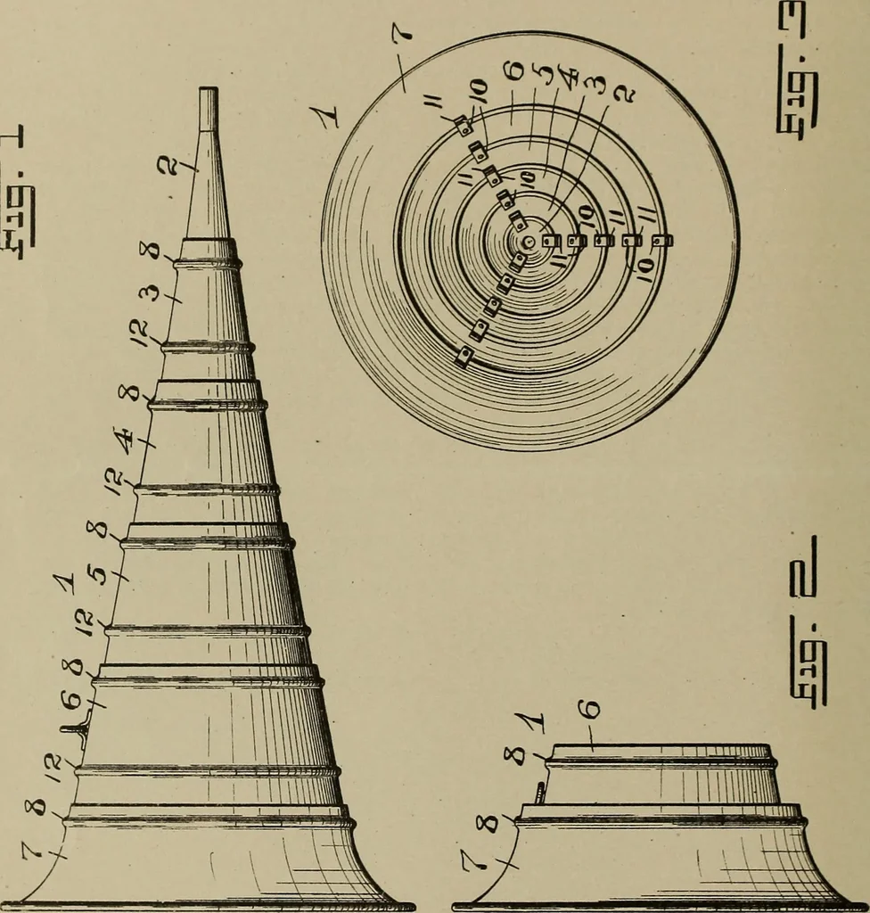 An illustration from [Graphophone patents], 1878, leaf 767