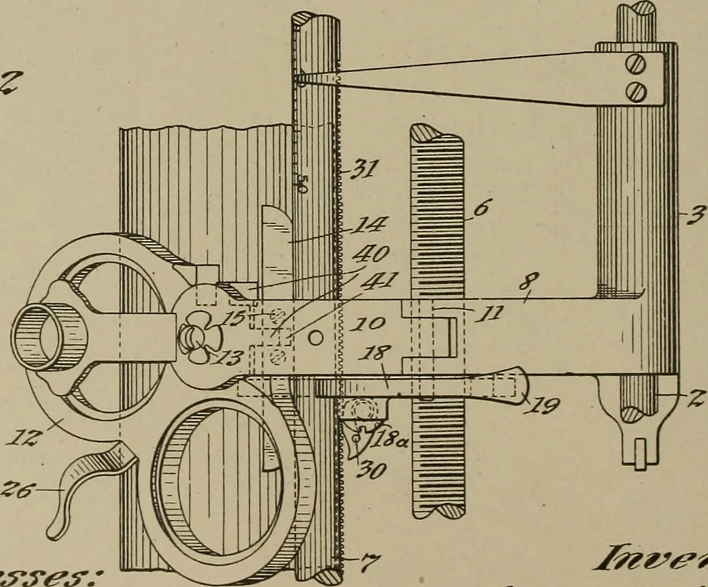 An illustration from [Graphophone patents], 1878, leaf 801