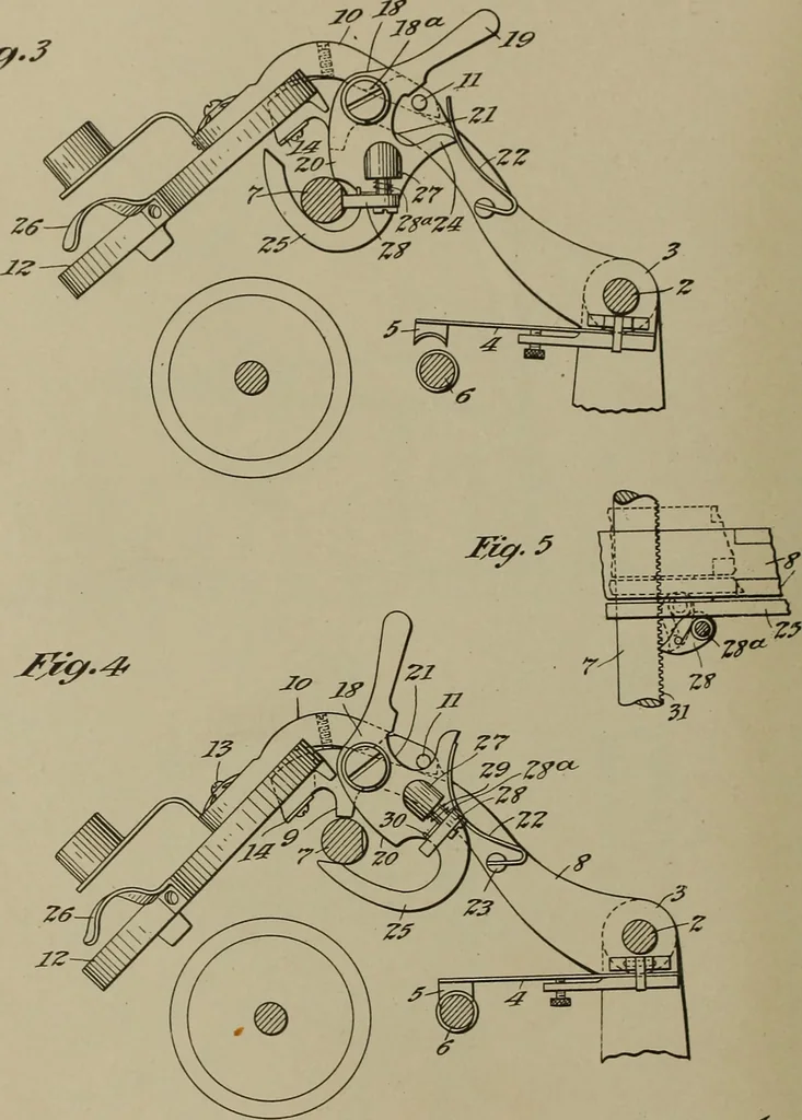 An illustration from [Graphophone patents], 1878, leaf 803
