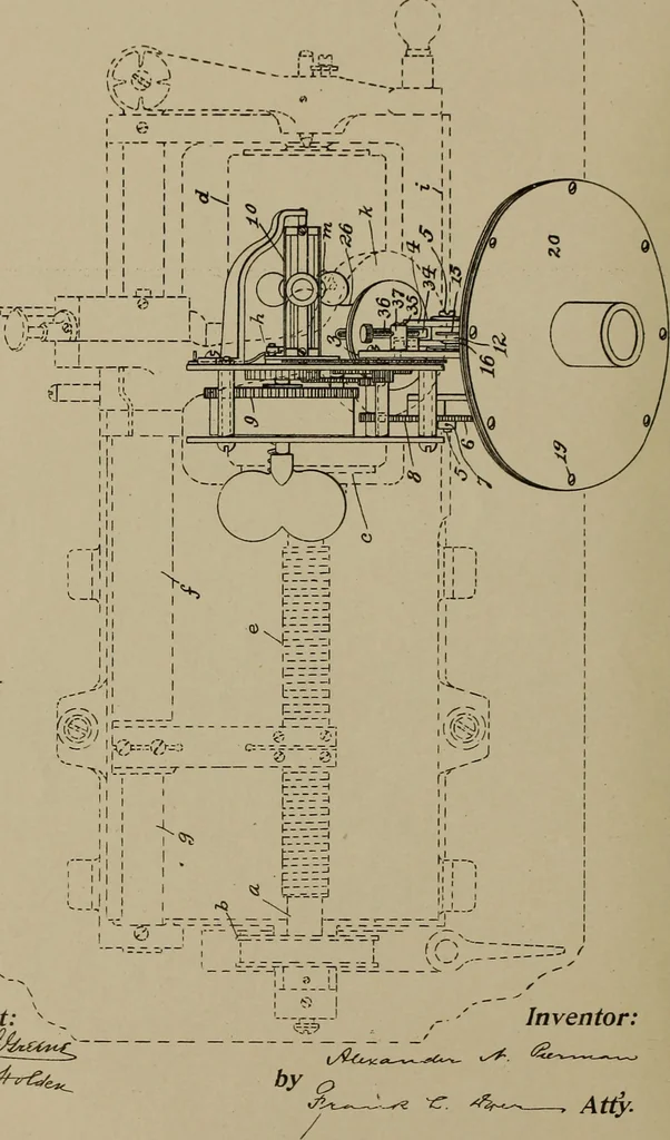 An illustration from [Graphophone patents], 1878, leaf 809