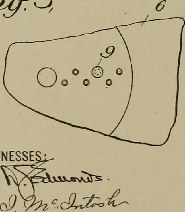 An illustration from [Graphophone patents], 1878, leaf 817