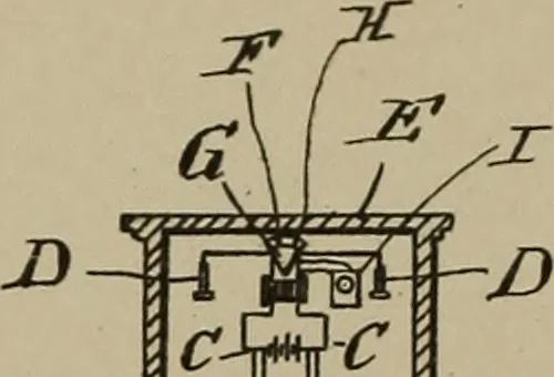 An illustration from [Graphophone patents], 1878, leaf 823
