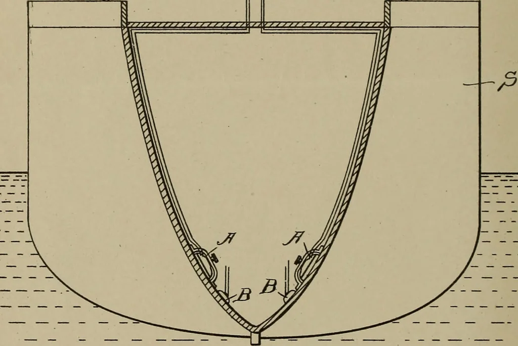 An illustration from [Graphophone patents], 1878, leaf 823