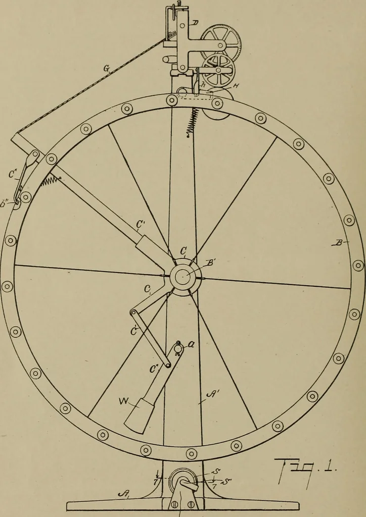 An illustration from [Graphophone patents], 1878, leaf 829