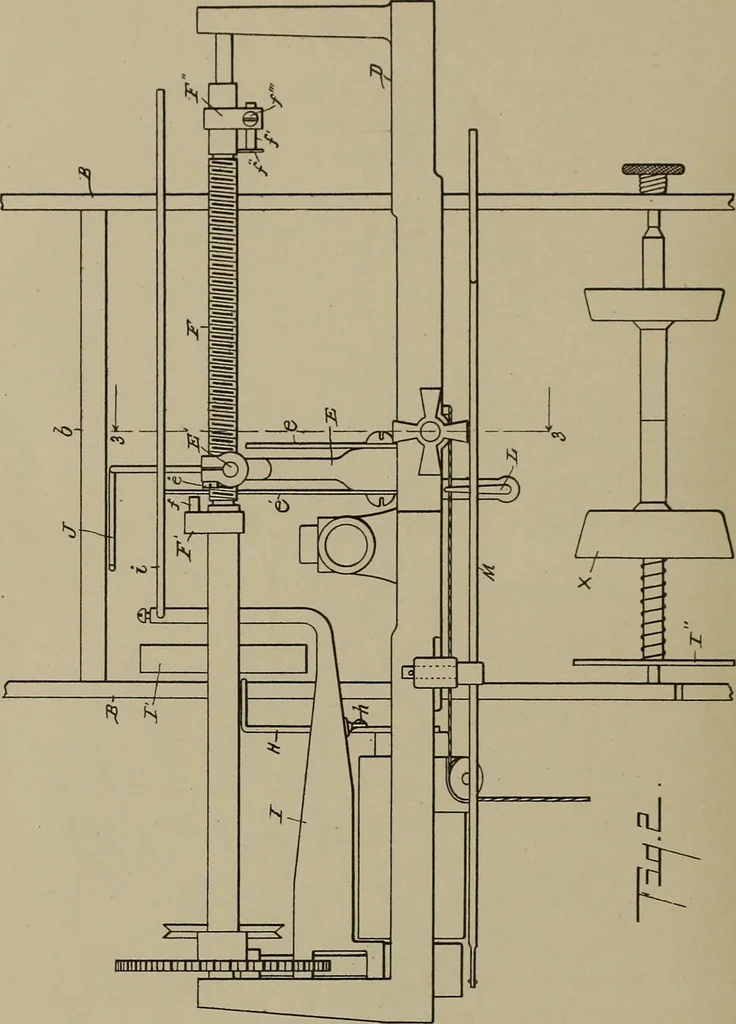An illustration from [Graphophone patents], 1878, leaf 831