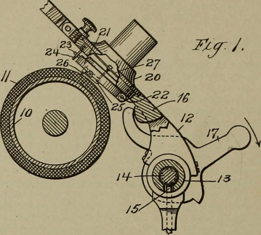 An illustration from [Graphophone patents], 1878, leaf 841