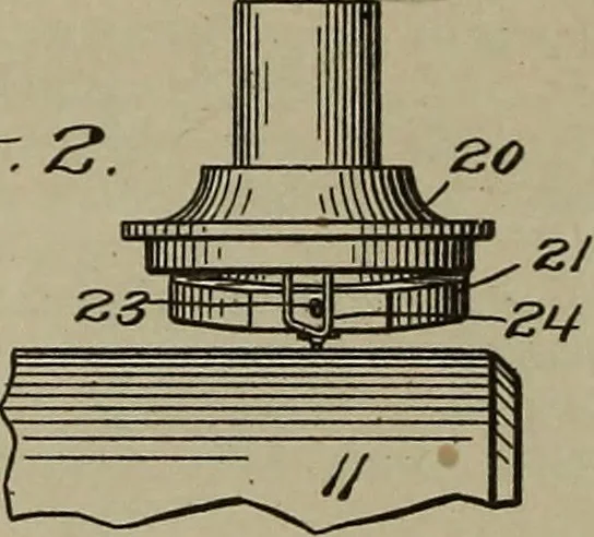 An illustration from [Graphophone patents], 1878, leaf 841