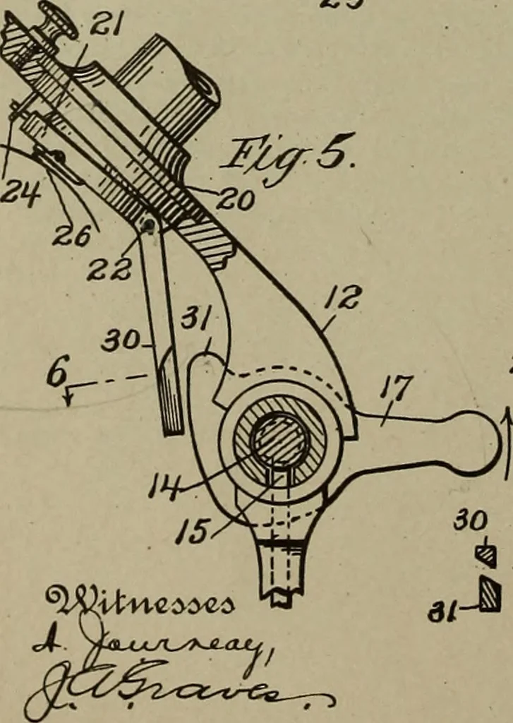 An illustration from [Graphophone patents], 1878, leaf 841