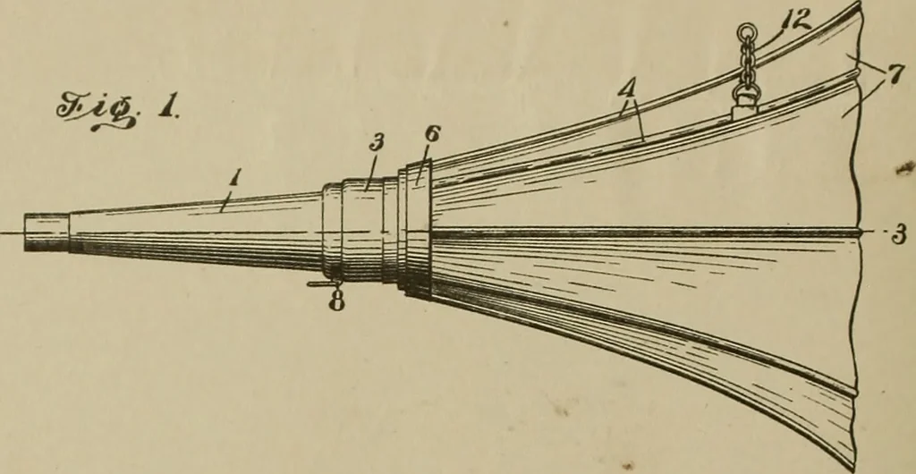 An illustration from [Graphophone patents], 1878, leaf 85
