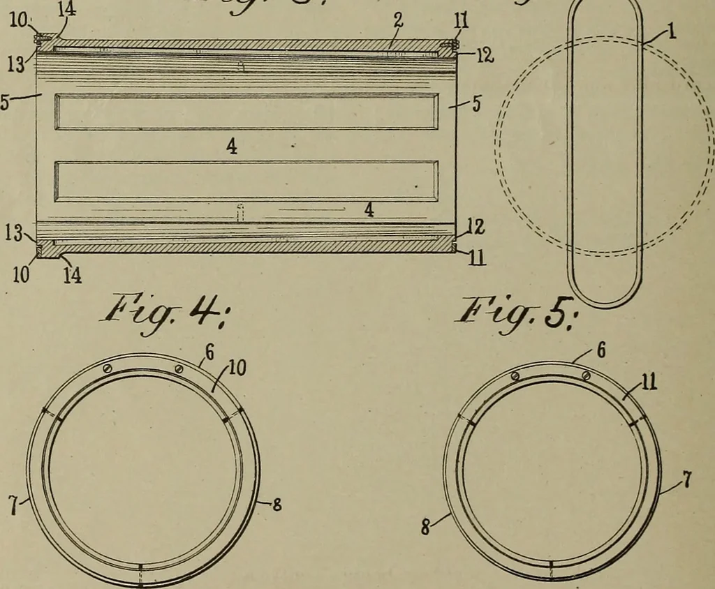 An illustration from [Graphophone patents], 1878, leaf 859