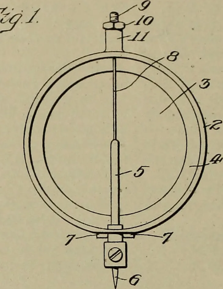 An illustration from [Graphophone patents], 1878, leaf 875