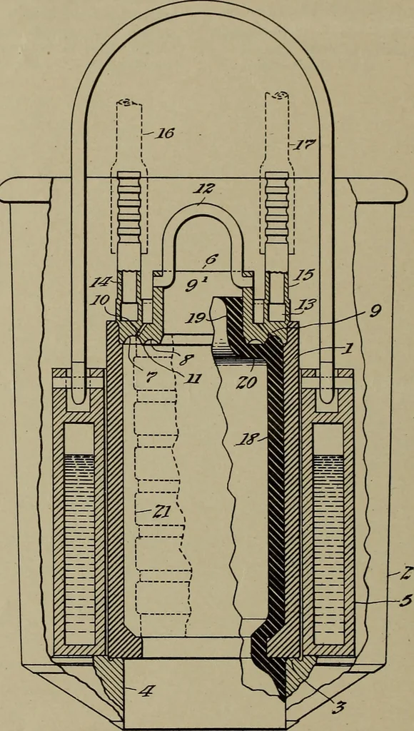 An illustration from [Graphophone patents], 1878, leaf 879