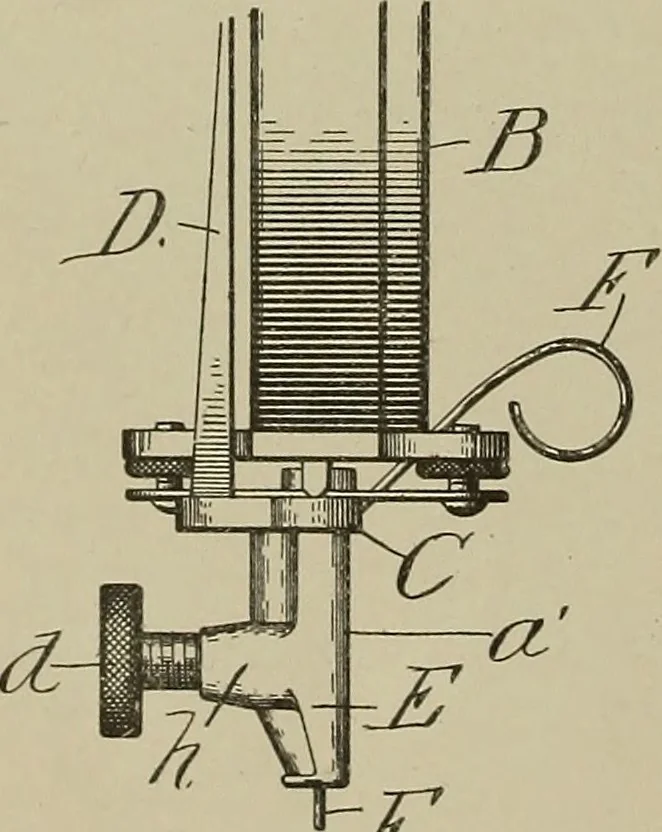 An illustration from [Graphophone patents], 1878, leaf 89