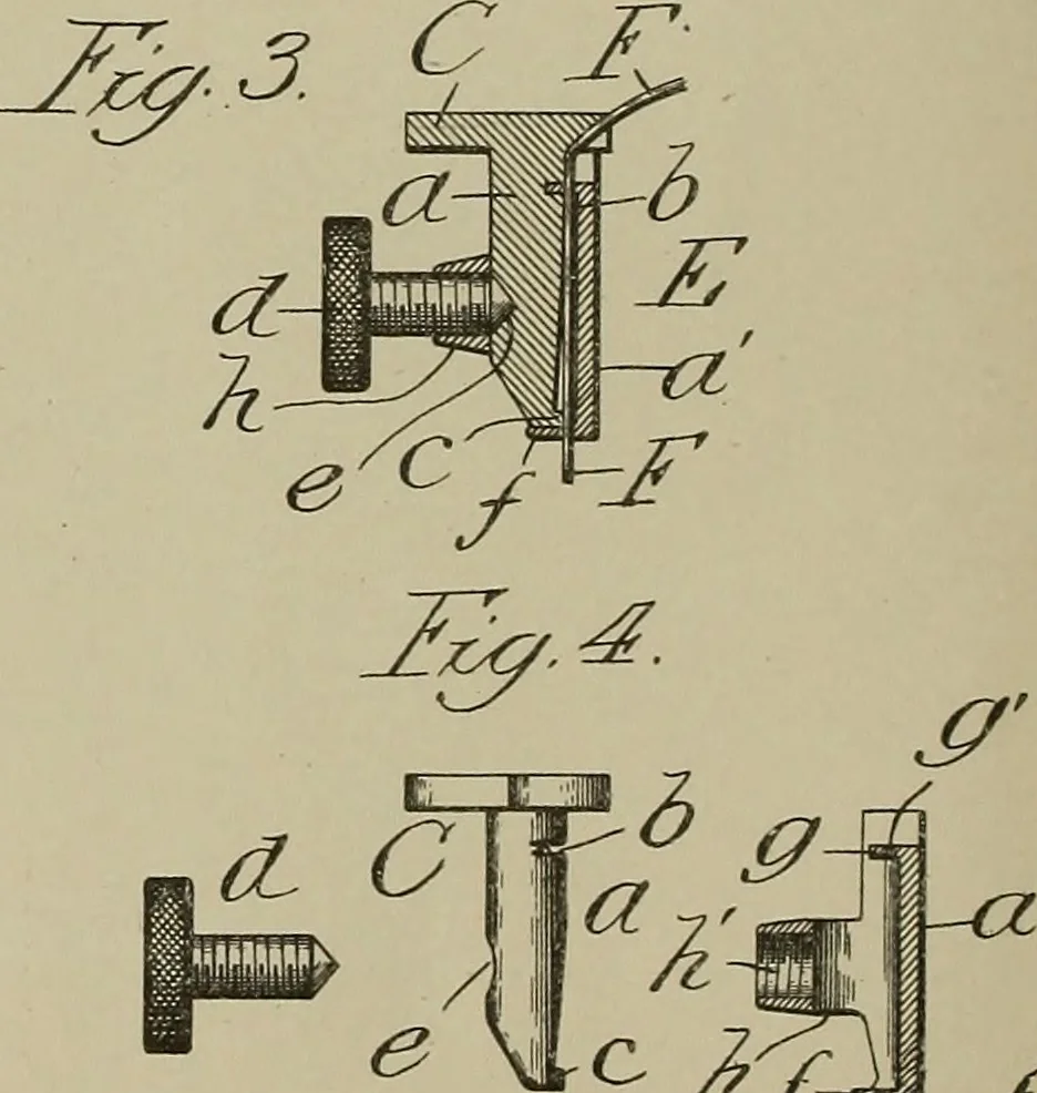An illustration from [Graphophone patents], 1878, leaf 89