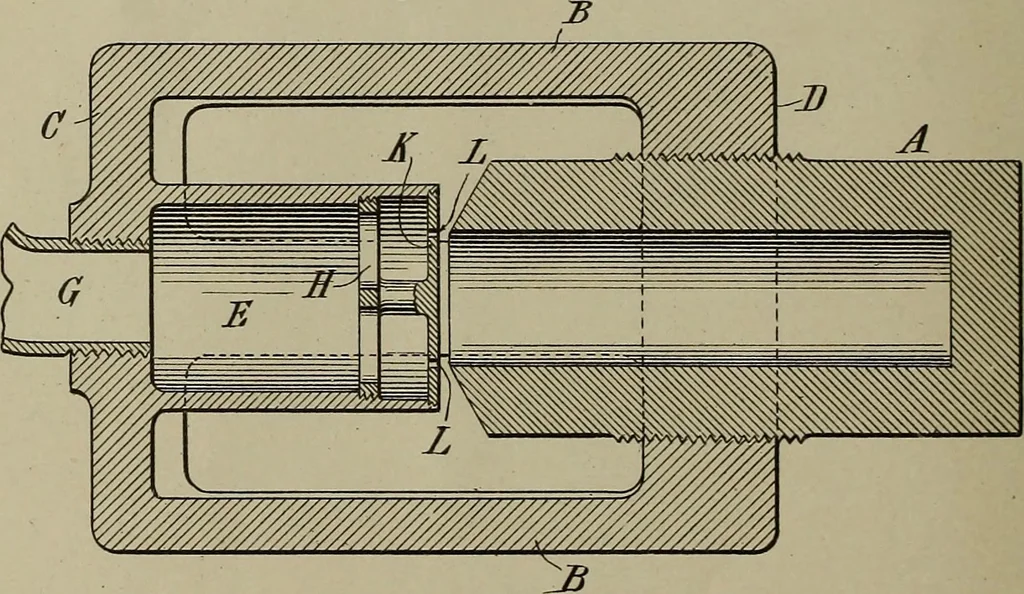 An illustration from [Graphophone patents], 1878, leaf 909