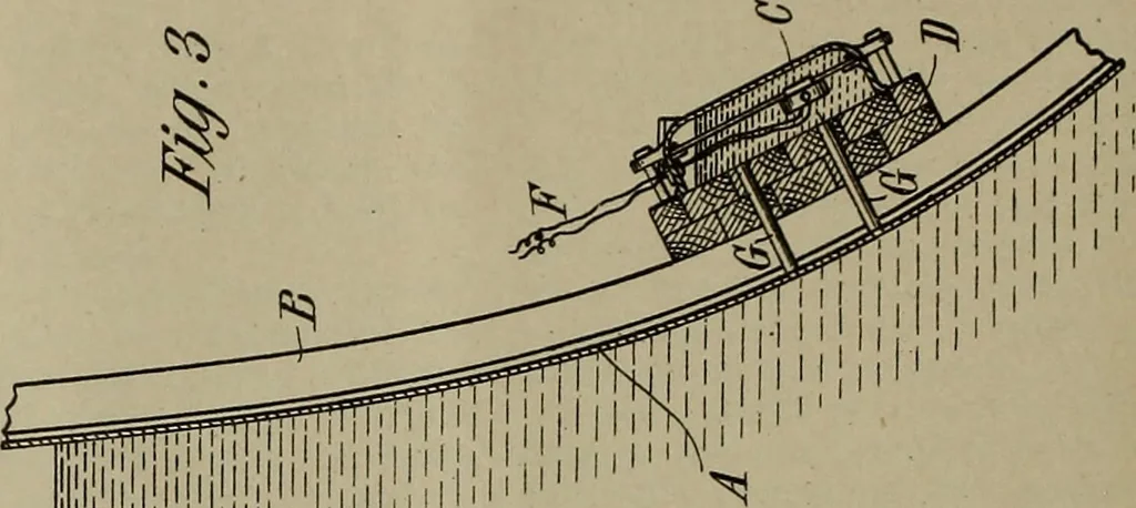 An illustration from [Graphophone patents], 1878, leaf 917