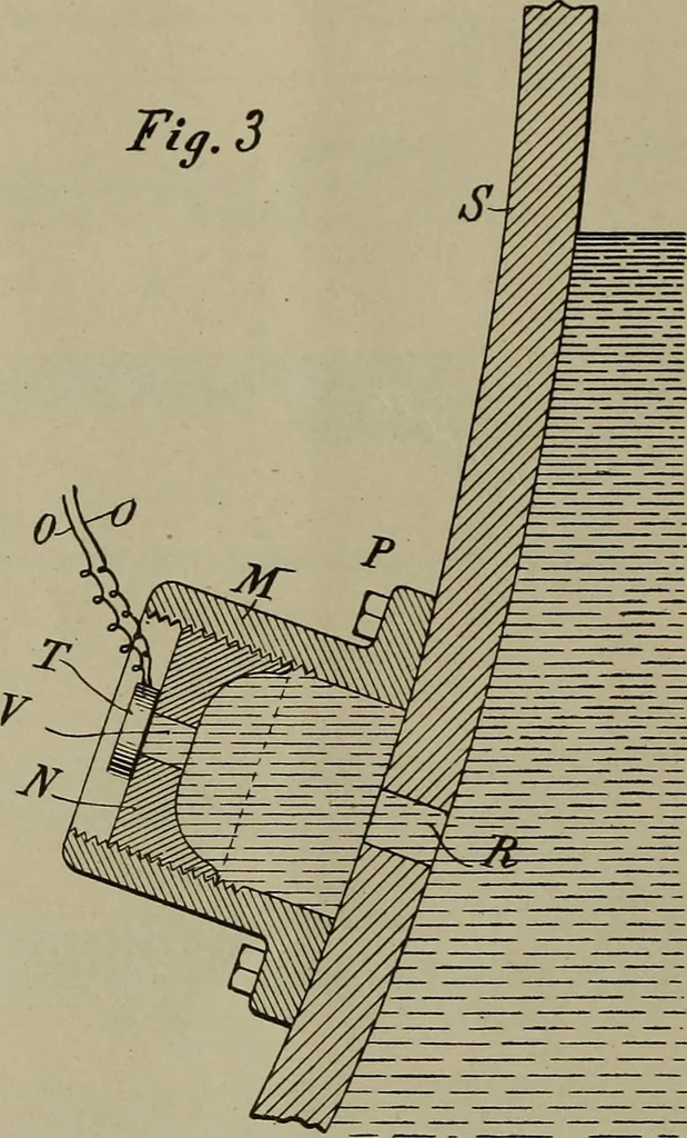 An illustration from [Graphophone patents], 1878, leaf 937