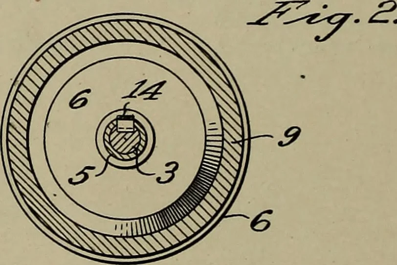 An illustration from [Graphophone patents], 1878, leaf 943