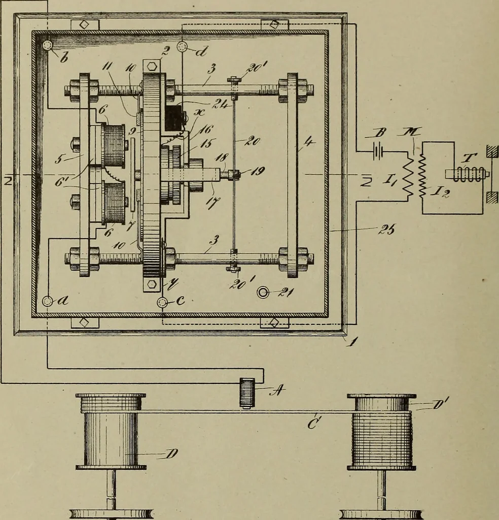 An illustration from [Graphophone patents], 1878, leaf 949