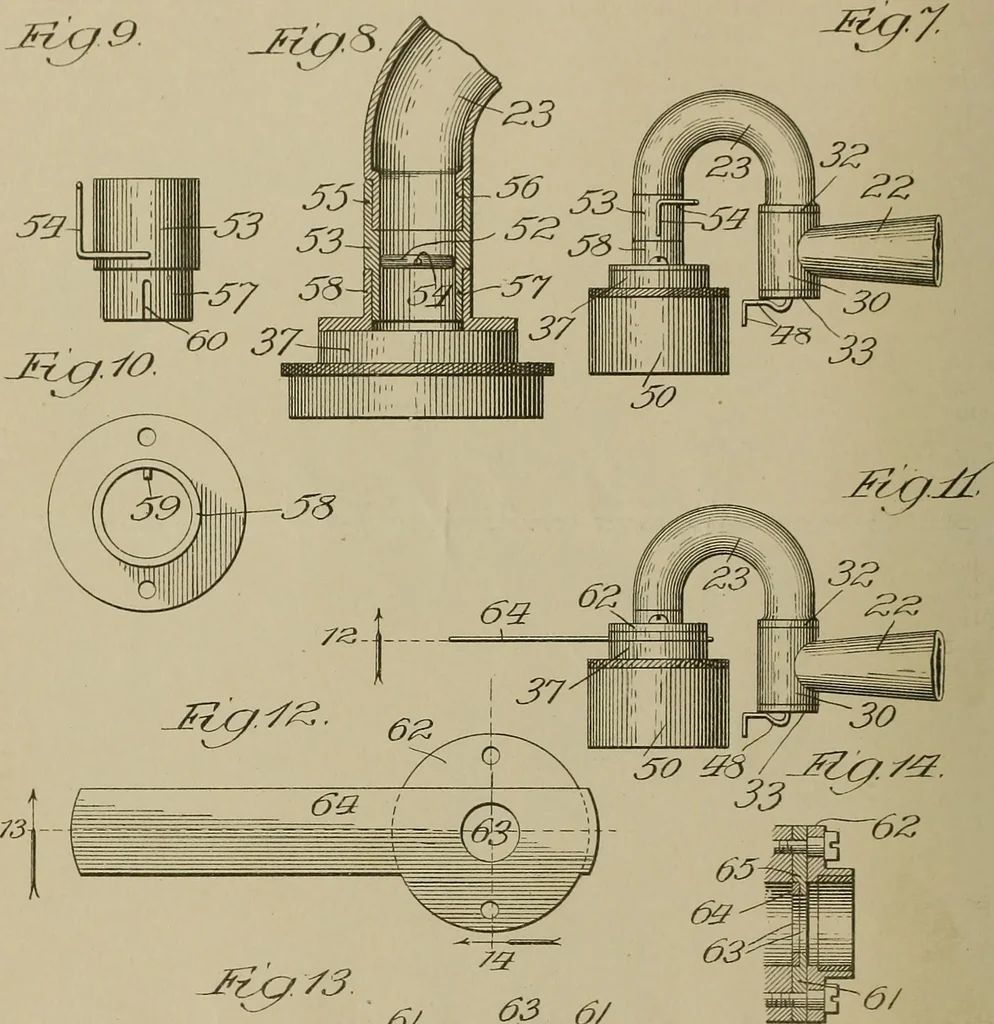 An illustration from [Graphophone patents], 1878, leaf 95