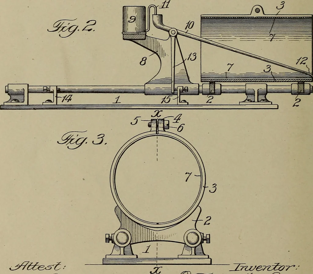 An illustration from [Graphophone patents], 1878, leaf 961