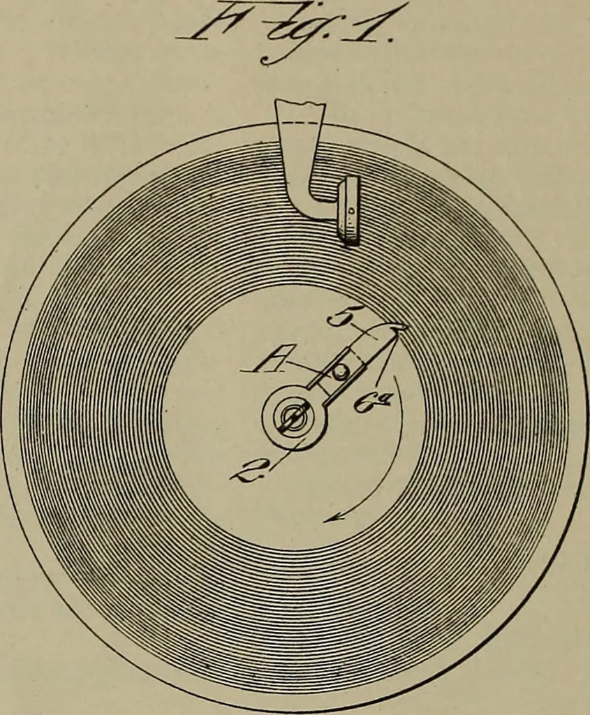 An illustration from [Graphophone patents], 1878, leaf 969