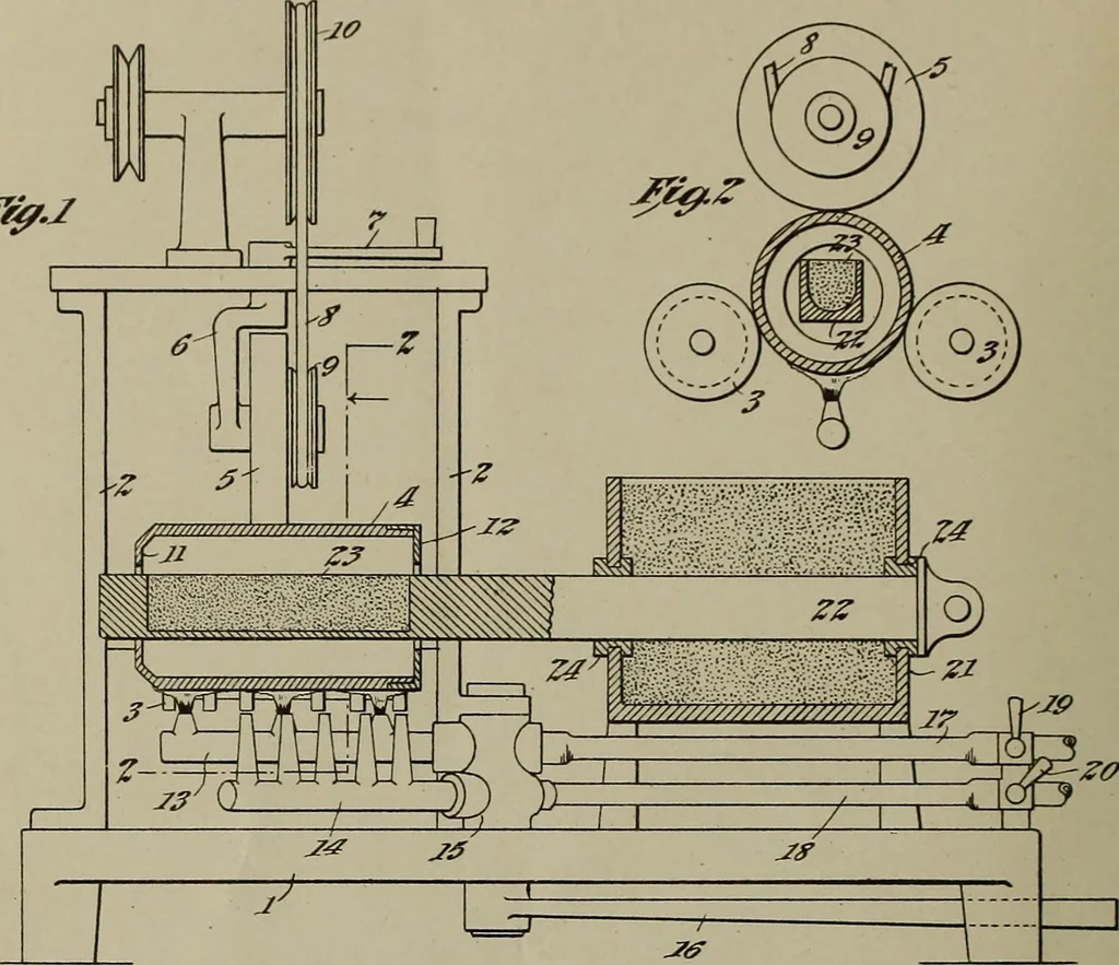 An illustration from [Graphophone patents], 1878, leaf 983