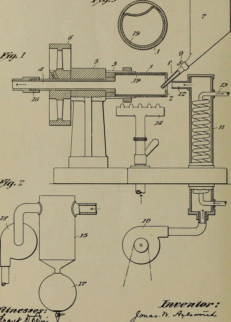 An illustration from [Graphophone patents], 1878, leaf 991