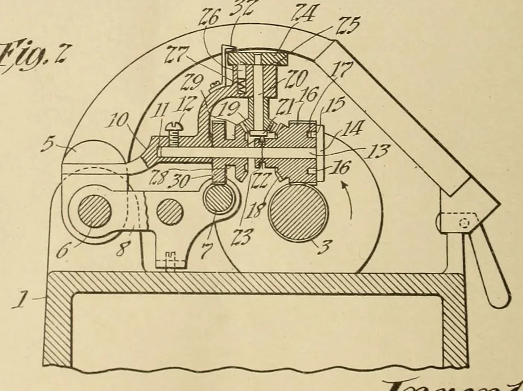 An illustration from [Graphophone patents], 1878, leaf 766