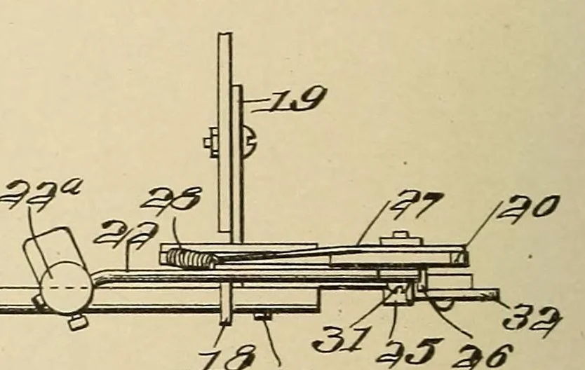 An illustration from [Graphophone patents], 1878, leaf 864
