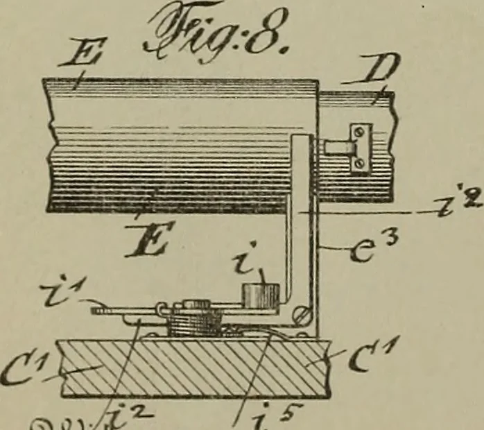 An illustration from [Graphophone patents], 1878, leaf 125