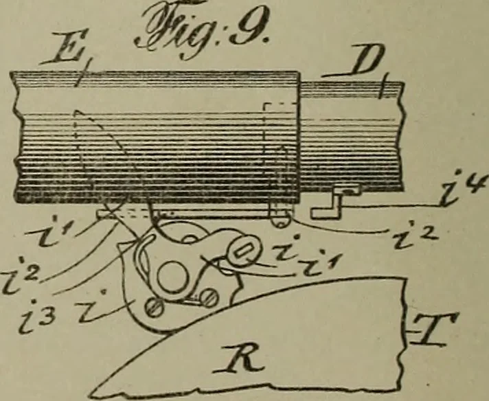 An illustration from [Graphophone patents], 1878, leaf 125