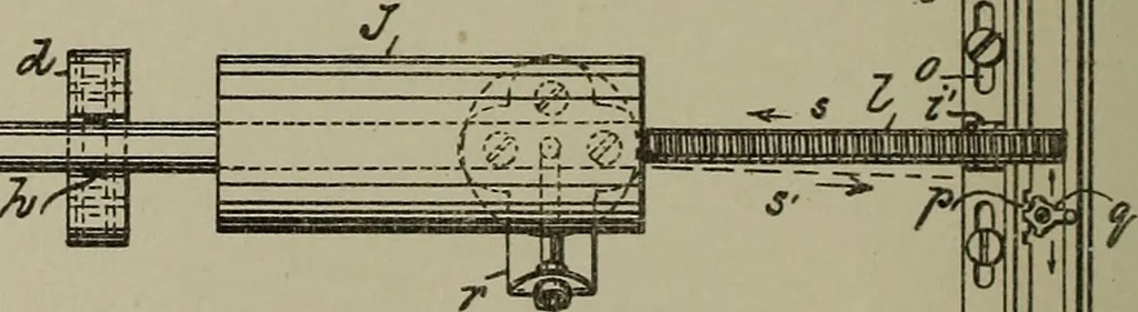 An illustration from [Graphophone patents], 1878, leaf 131