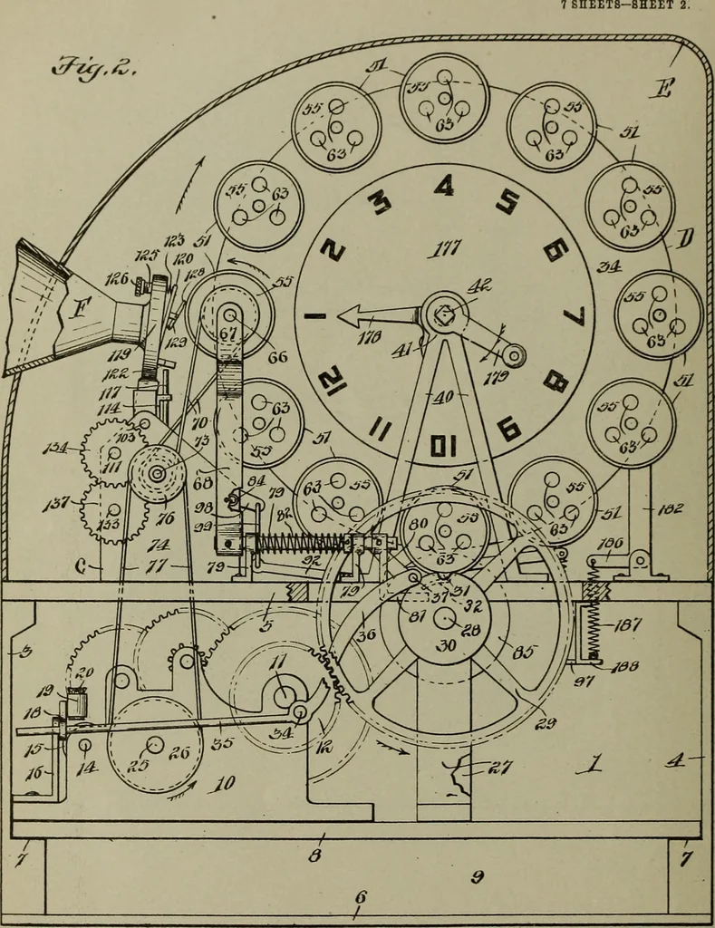 An illustration from [Graphophone patents], 1878, leaf 139