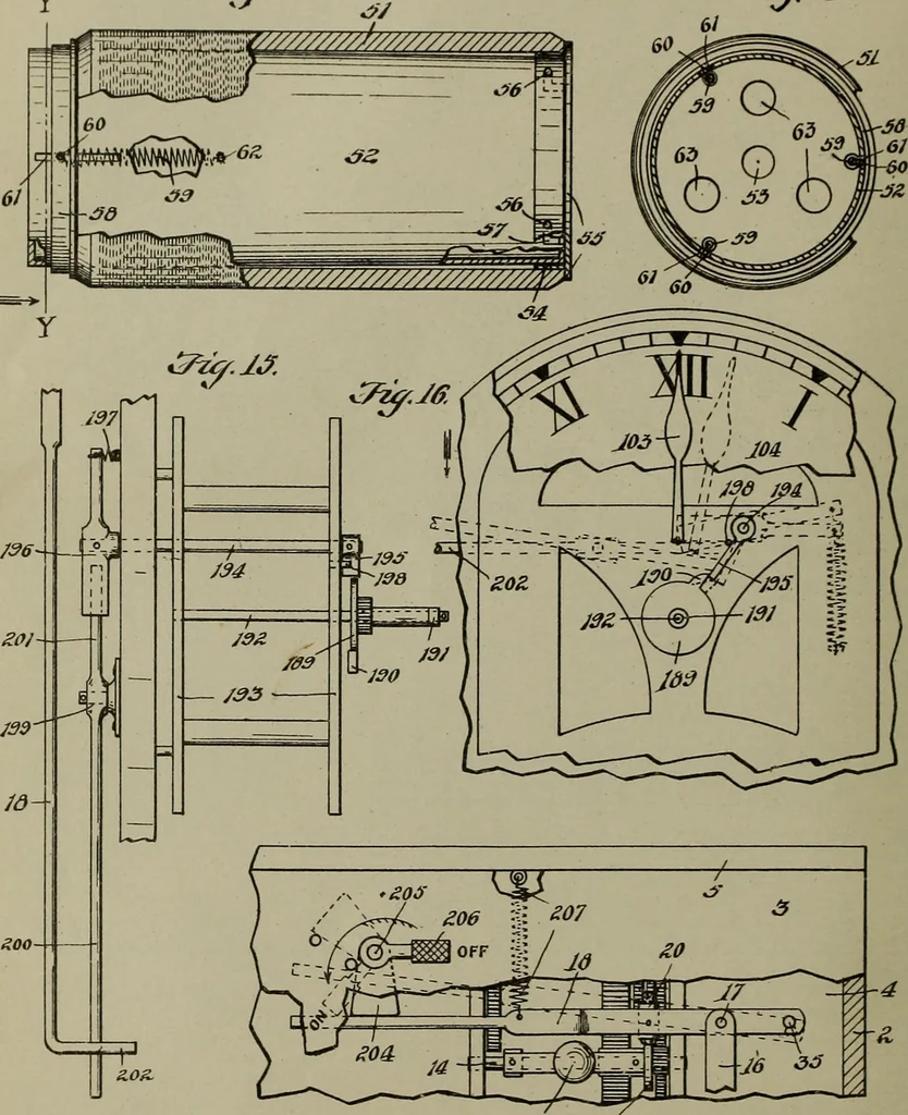 An illustration from [Graphophone patents], 1878, leaf 149