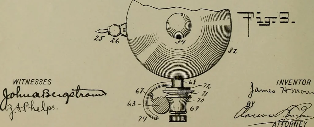 An illustration from [Graphophone patents], 1878, leaf 171