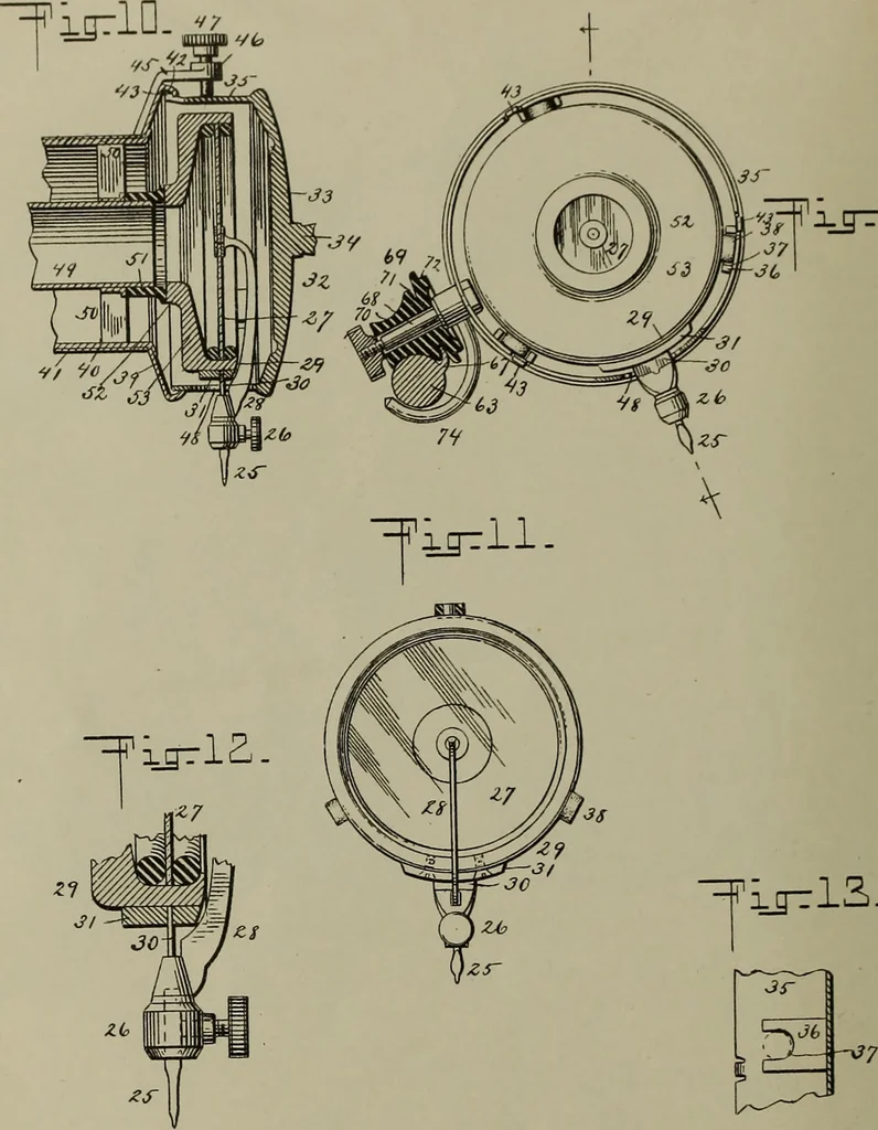 An illustration from [Graphophone patents], 1878, leaf 173