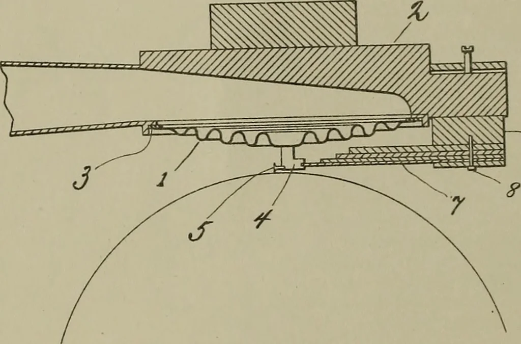 An illustration from [Graphophone patents], 1878, leaf 191