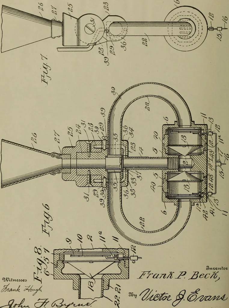 An illustration from [Graphophone patents], 1878, leaf 199
