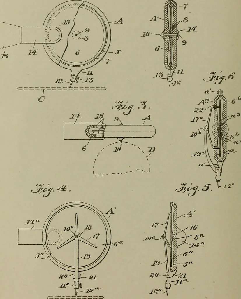 An illustration from [Graphophone patents], 1878, leaf 243